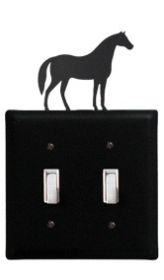 Horse - Double Switch Cover