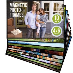10 pack 4x6 inch Magnetic Picture Frames for Refrigerator Magnet Picture Frames for Fridge Magnetic Picture Holder
