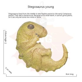Children's Dinosaur Offspring Cognitive Toys (Option: Stegosaurus cubs)
