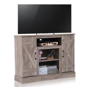 Vintage Home Living Room Wooden TV Cabinet (Option: FTTS0377 khaki)
