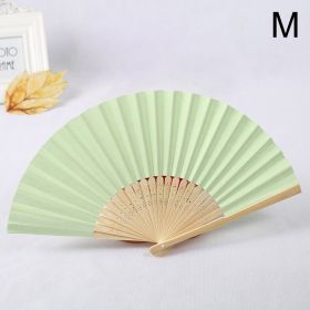 1pc Folding Fan Handheld Fans Chinese Paper Classical Hanfu Fan Solid Color Hand Fan Home Decoration Fan Chinese Fan Hand Folding Fans (Style: 13)