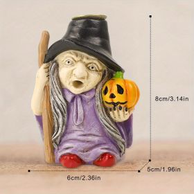 1pc,Vintage Style Doll Cone Incense Burner - Smoke Coming Out of Eyes and Corners of Mouth - Perfect for Yoga Room, Halloween Theme Party Decor (Model: Mother-in-law)