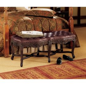 BERKELEY SQUARE LEATHER BENCH              RPK-OS3