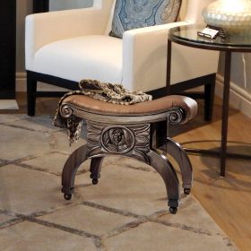 VENETIAN LEATHER TABORET                        NR