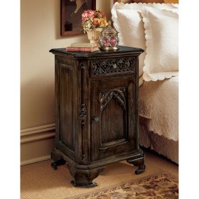 GOTHIC BED SIDE TABLE                           NR
