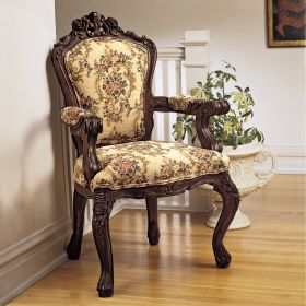 CARVED ROCAILLE CHAIR                       FRT-NR