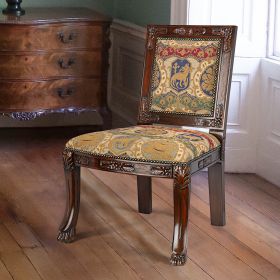 BEARDSLEY LION SIDE CHAIR - CHARLES FABR    FRT-NR