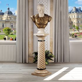BOTTOCHINO SPIRALED MARBLE COLUMN           FRT-NR