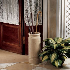IVORY MARBLE UMBRELLA STAND                     NR