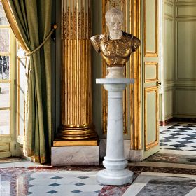WHITE VERSAILLES MARBLE COLUMN              FRT-NR