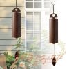 Outdoor Wind Chimes Heroic Windbell Antique Wind Bell, Deep Resonance Serenity Bell, Metal Cylinder Wind Chimes -L size