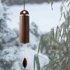 Outdoor Wind Chimes Heroic Windbell Antique Wind Bell, Deep Resonance Serenity Bell, Metal Cylinder Wind Chimes -L size