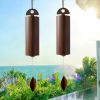 Outdoor Wind Chimes Heroic Windbell Antique Wind Bell, Deep Resonance Serenity Bell, Metal Cylinder Wind Chimes -L size