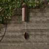 Outdoor Wind Chimes Heroic Windbell Antique Wind Bell, Deep Resonance Serenity Bell, Metal Cylinder Wind Chimes -L size