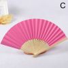 1pc Folding Fan Handheld Fans Chinese Paper Classical Hanfu Fan Solid Color Hand Fan Home Decoration Fan Chinese Fan Hand Folding Fans