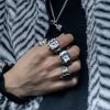 Mini Finger Ring Watch Square Quartz Easy Reader Watch Alloy Case Watch 4 Colors Valentine's Day Gift For Her